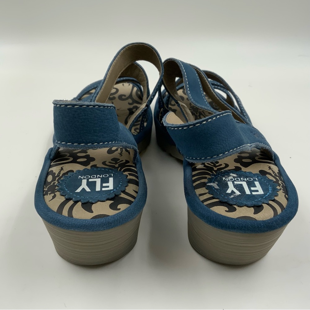 Fly London Wome 118Fly Blue Leather. Size 42. - Picture 7 of 9